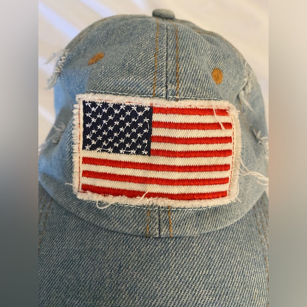 NWOT David & Young Co Patriotic Adjustable Hat - Picture 3 of 10